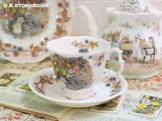 画像1: CH385 Royal Doulton Brambly Hedge  ロイヤルドルトン ブランブリーヘッジ オータムティーカップ＆ソーサー  (1)