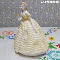 画像5: RW060 Royal Worcester  ロイヤルウースター デビュタント フィギュリン 〜Lady Elizabeth〜 (5)