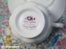 画像15: RA257 Royal Albert ロイヤルアルバート スイートバイオレット ティートリオ (15)