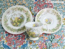 画像10: CH290 Royal Doulton Brambly Hedge  ブランブリーヘッジ スプリング ミニチュアティートリオ (10)