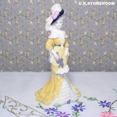 画像2: CP064 Coalport  コールポート マイフェアレディ フィギュリン 〜Lady Eliza〜 (2)