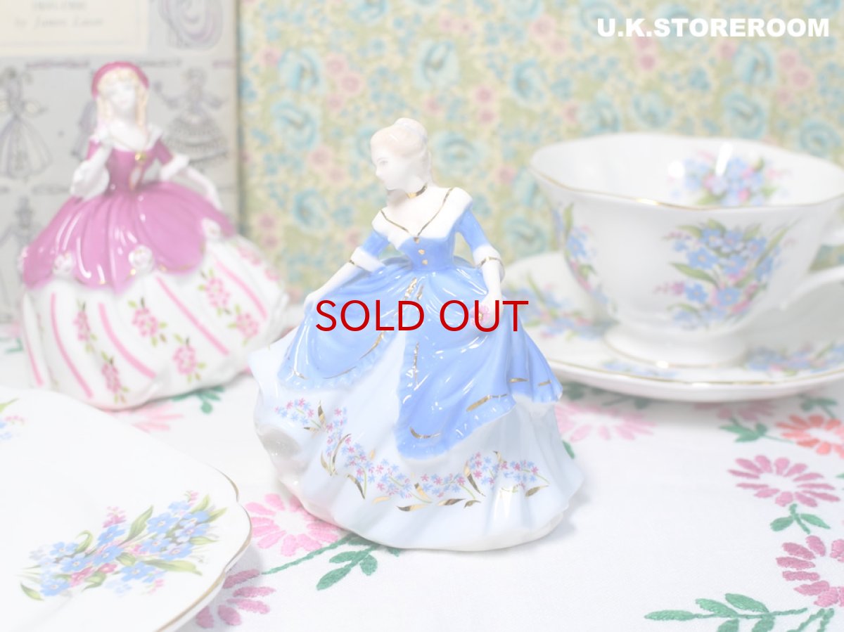 画像1: CP067 Coalport  コールポート フェアレストフラワーズ フィギュリン〜Hyacinth〜 (1)