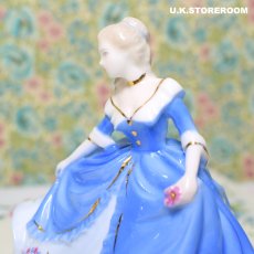 画像8: CP067 Coalport  コールポート フェアレストフラワーズ フィギュリン〜Hyacinth〜 (8)