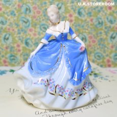 画像2: CP067 Coalport  コールポート フェアレストフラワーズ フィギュリン〜Hyacinth〜 (2)