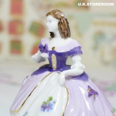 画像8: CP069 Coalport コールポート  フェアレストフラワーズ フィギュリン〜Violet〜 (8)