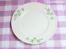 画像14: OB326 Belleek ベリーク  シャムロック ティートリオ (14)