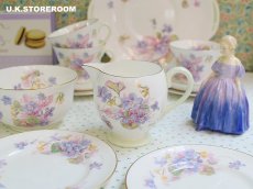 画像1: OB331 Royal Doulton   ロイヤルドルトン ビオラ ６人用クリーマー (1)