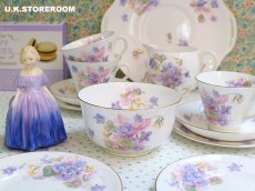 画像1: OB330 Royal Doulton   ロイヤルドルトン ビオラ ６人用シュガーボウル (1)