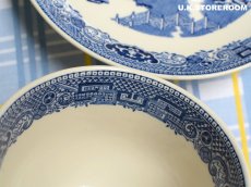 画像14: OB337 Wedgwood ウェッジウッド ウィローパターン ティーカップ＆ソーサー (14)