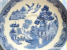 画像11: OB337 Wedgwood ウェッジウッド ウィローパターン ティーカップ＆ソーサー (11)