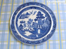 画像2: OB340 Wedgwood ウェッジウッド ウィローパターン ディナープレート C (2)