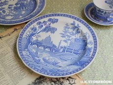 画像1: SPO324 Spode スポード  ブルールームコレクション -ローマ- ディナープレート (1)