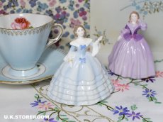 画像1: CP078 Coalport  コールポート  Minuettes フィギュリン〜Abigail〜 (1)