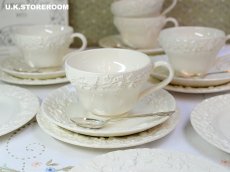 画像1: OB350 Wedgwood  ウェッジウッド クィーンズウェア ティートリオ (1)