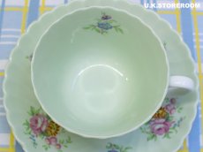 画像11: OB351 Minton  ミントン  ロゼッタ グリーン ティートリオ (11)