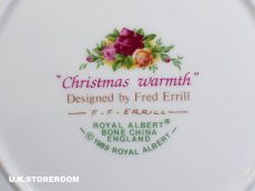 画像8: RA209 Royal Albert   ロイヤルアルバート クリスマスワームス  BBプレート (8)