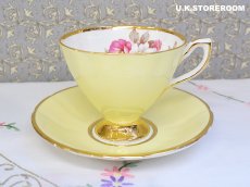 画像3: MB182  Clare China クレアチャイナ レモンイエロー ティートリオ (3)