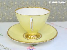 画像6: MB182  Clare China クレアチャイナ レモンイエロー ティートリオ (6)