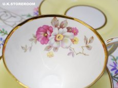画像8: MB182  Clare China クレアチャイナ レモンイエロー ティートリオ (8)