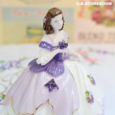 画像7: CP093 Coalport  コールポート フェアレストフラワーズ フィギュリン〜Violet〜 (7)