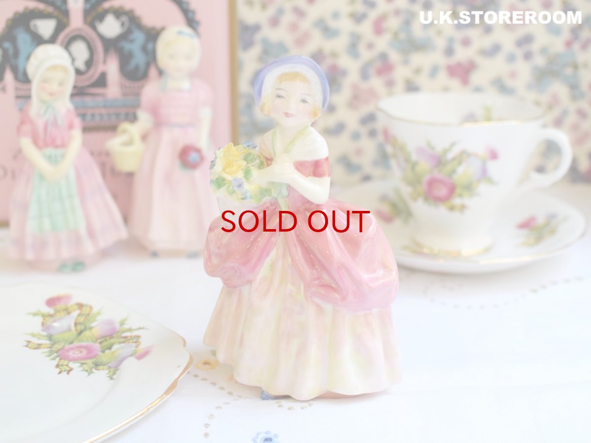 画像1: OB382 Royal Doulton  ロイヤルドルトン フィギュリン〜Cissie〜 (1)