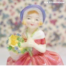 画像9: OB382 Royal Doulton  ロイヤルドルトン フィギュリン〜Cissie〜 (9)