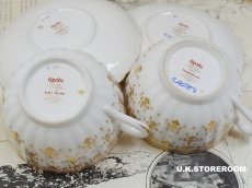 画像10: SPO277 Spode  スポード フルール・ド・リス ゴールド ティーカップ＆ソーサー (10)