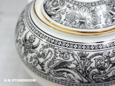 画像8: OB389 Wedgwood  ウェッジウッド フロレンティーンブラック ティーポット  (8)