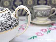 画像10: OB389 Wedgwood  ウェッジウッド フロレンティーンブラック ティーポット  (10)