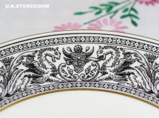 画像5: OB387 Wedgwood   ウェッジウッド フロレンティーンブラック BBプレート  (5)