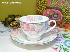 画像1: RA229 Royal Albert   ロイヤルアルバート フォンテーン ティーカップ＆ソーサー (1)