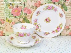 画像2: RA233 Royal Albert  ロイヤルアルバート チャッツワース ティートリオ (2)