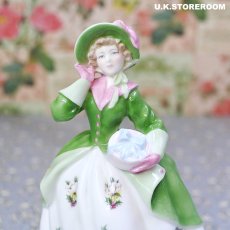 画像7: RW100 Royal Worcester  ロイヤルウースター フィギュリン〜Sweet Holly〜 (7)