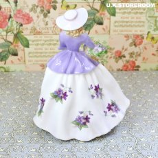 画像5: RW102 Royal Worcester  ロイヤルウースター フィギュリン〜Sweet Violet〜 (5)