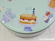 画像14: CO134 Tesco テスコ エリザベス女王  プラチナジュビリー ケーキティン ２個セット (14)