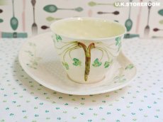 画像4: OB402 Belleek ベリーク  シャムロック テレビセット (4)