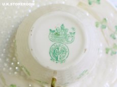 画像17: OB402 Belleek ベリーク  シャムロック テレビセット (17)