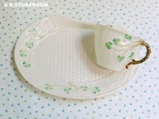 画像9: OB402 Belleek ベリーク  シャムロック テレビセット (9)