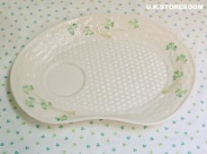 画像7: OB402 Belleek ベリーク  シャムロック テレビセット (7)