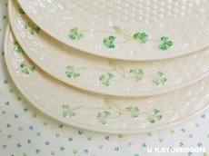 画像15: OB402 Belleek ベリーク  シャムロック テレビセット (15)