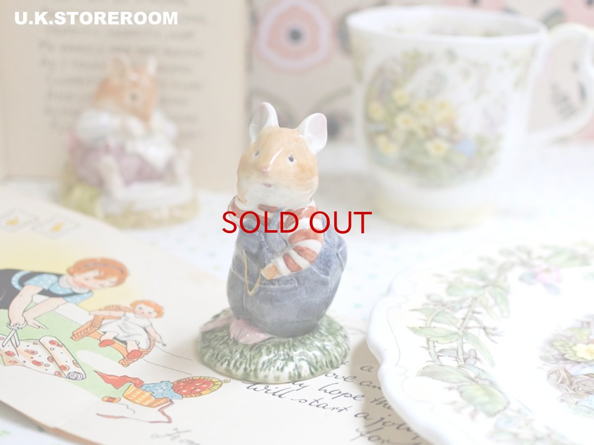 画像1: CH355 Royal Doulton Brambly Hedge  ブランブリーヘッジ ウィルフレッド・トードフラックス フィギュリン (1)