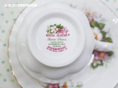 画像13: RA238 Royal Albert  ロイヤルアルバート サマータイム ウッドボーロ― ティーカップ＆ソーサー (13)