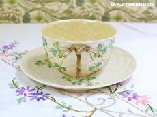 画像6: OB404 Belleek ベリーク  シャムロック ティーカップ＆ソーサー (6)