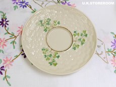 画像10: OB404 Belleek ベリーク  シャムロック ティーカップ＆ソーサー (10)