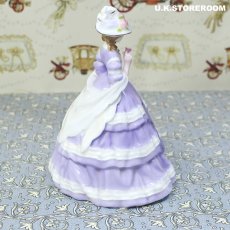 画像4: RW105 Royal Worcester  ロイヤルウースター ファッショナブルヴィクトリアンズ フィギュリン〜Lady Jane〜 (4)