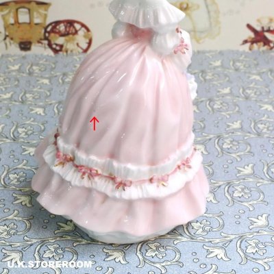 画像2: RW104 Royal Worcester  ロイヤルウースター ファッショナブルヴィクトリアンズ フィギュリン〜Lady Emma〜