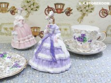 画像1: RW105 Royal Worcester  ロイヤルウースター ファッショナブルヴィクトリアンズ フィギュリン〜Lady Jane〜 (1)