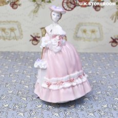 画像5: RW104 Royal Worcester  ロイヤルウースター ファッショナブルヴィクトリアンズ フィギュリン〜Lady Emma〜 (5)