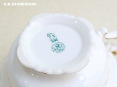 画像16: OB405 Royal Doulton  ロイヤルドルトン ローズパターン ティートリオ (16)