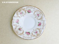 画像10: OB405 Royal Doulton  ロイヤルドルトン ローズパターン ティートリオ (10)